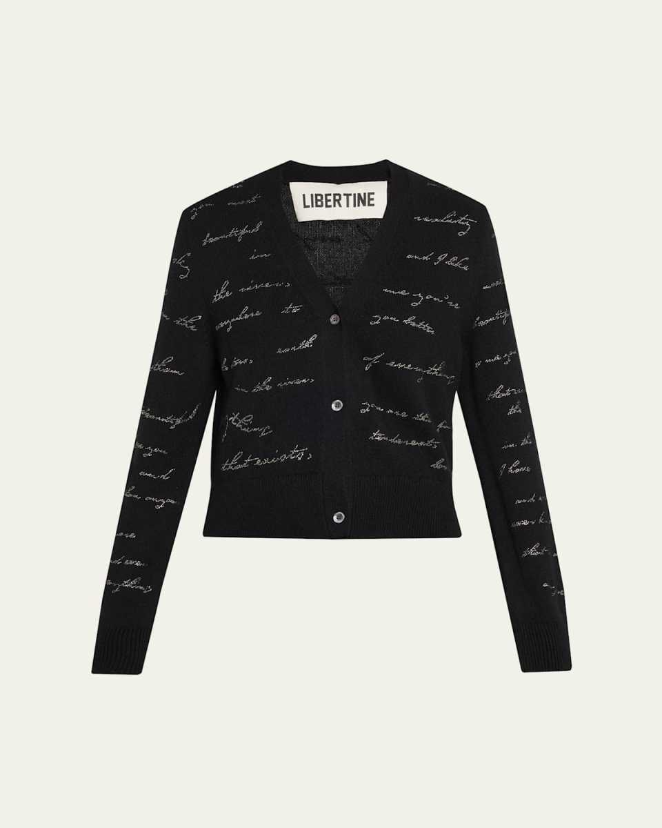 Body Language Embellished Crop Cardigan